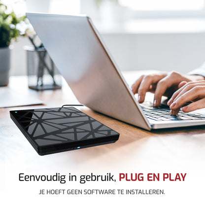 Externe CD/DVD Speler Met Brander